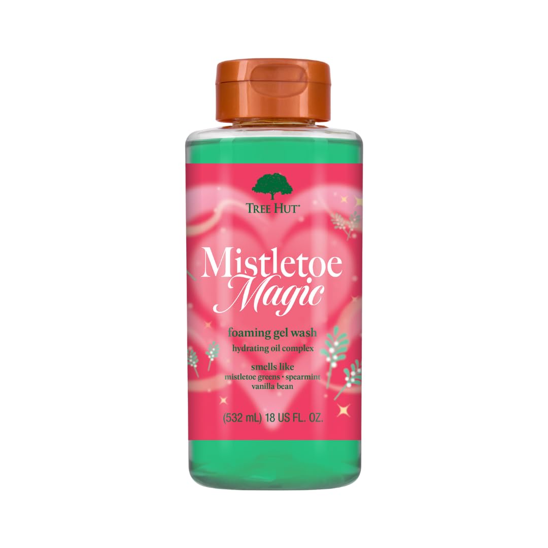 Tree Hut Mistletoe Magic Wash, Gently Cleanses and Leaves Skin Looking Fresh and Radiant, Body Wash, Limited Edition Holiday, 18 Fl Oz Beauty & Personal Care Tree Hut