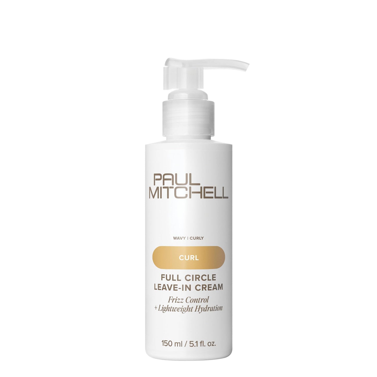 Paul Mitchell Full Circle Leave-In Cream, Frizz Control, Lightweight Hydration, For Curly + Wavy Hair, 5.1 fl. oz Beauty & Personal Care Paul Mitchell