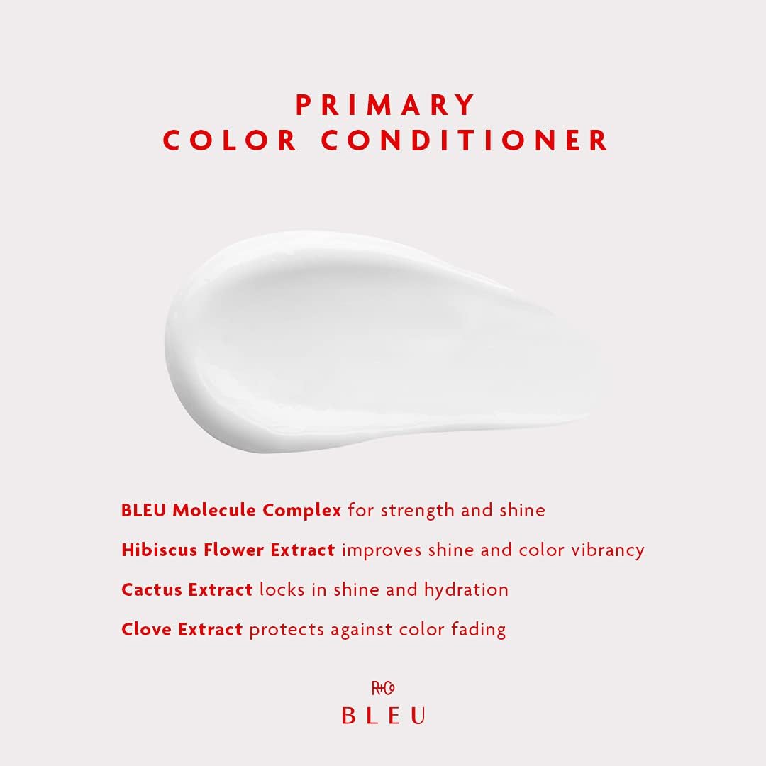 R+Co BLEU Primary Color Conditioner - Adds Dimension, Fights Fade, Hydrates, Seals Cuticle, and Protects Color-Treated Hair Against Breakage Beauty & Personal Care R+Co