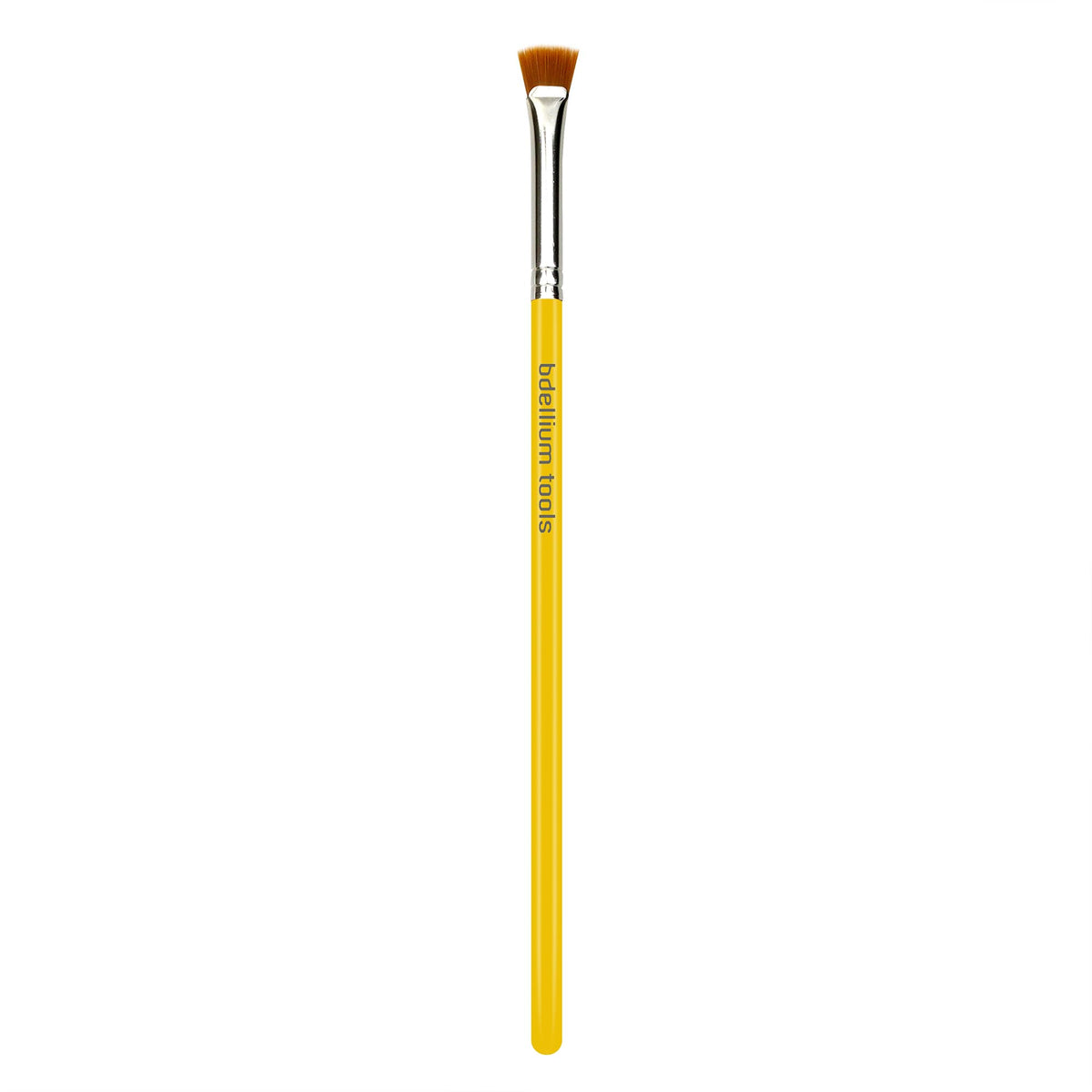 Bdellium Tools Professional Makeup Brush - Studio Series 731 Mascara Fan - With Soft Synthetic Fibers, For Applying Mascara (Yellow, 1pc)