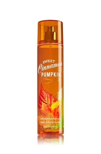 Bath & Body Works Sweet Cinnamon Pumpkin Signature Collection Fragrance Mist 8 Fl Oz (Sweet Cinnamon Pumpkin) Beauty & Personal Care Bath & Body Works