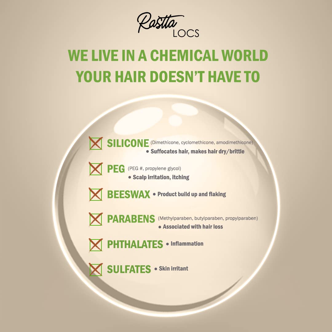 Rastta Locs Rosewater and Mint Conditioning Loc and Body Refreshing Spray for Type 4 hair, Braids, Organic, Vegan Hair Moisturizer, Dreadlock Spray Beauty & Personal Care Rasttafari Hair Care