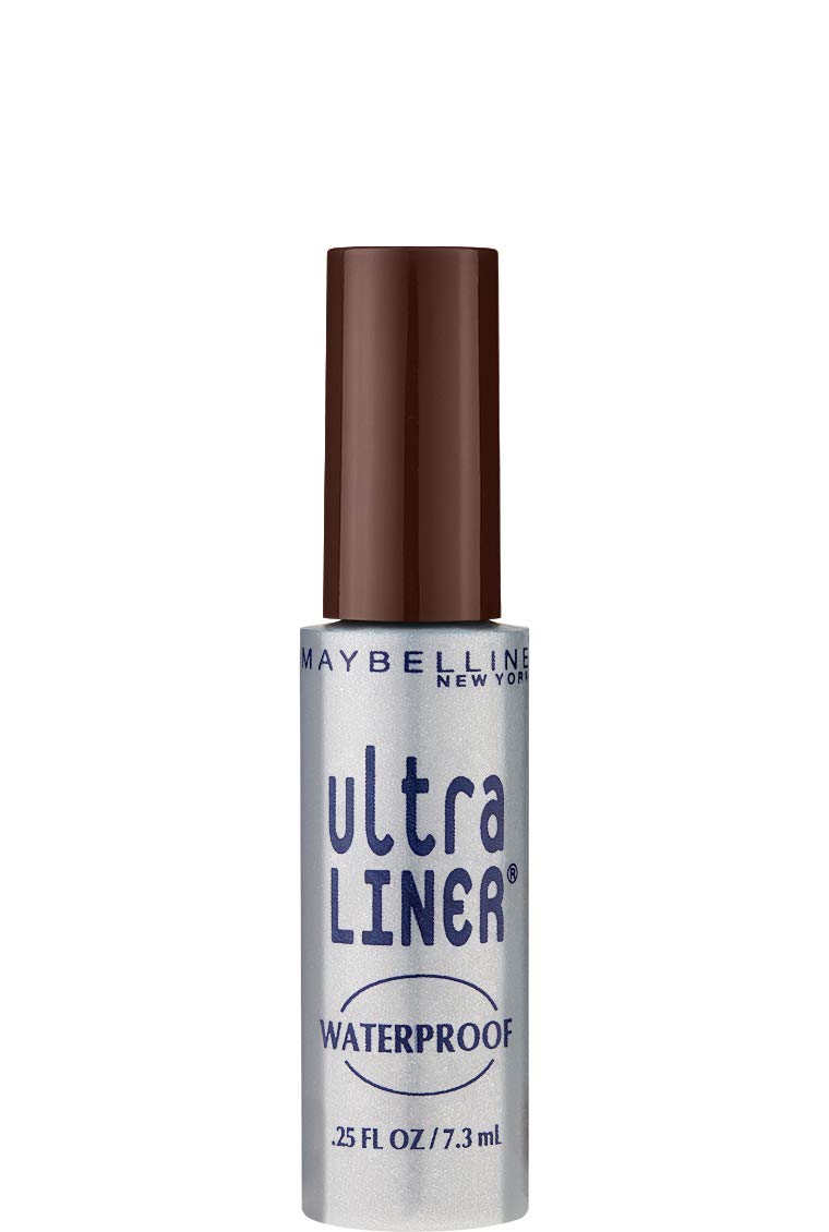 Maybelline New York Ultra Liner Waterproof Liquid Eyeliner, Dark Brown, 0.25 fl. oz. Beauty & Personal Care MAYBELLINE