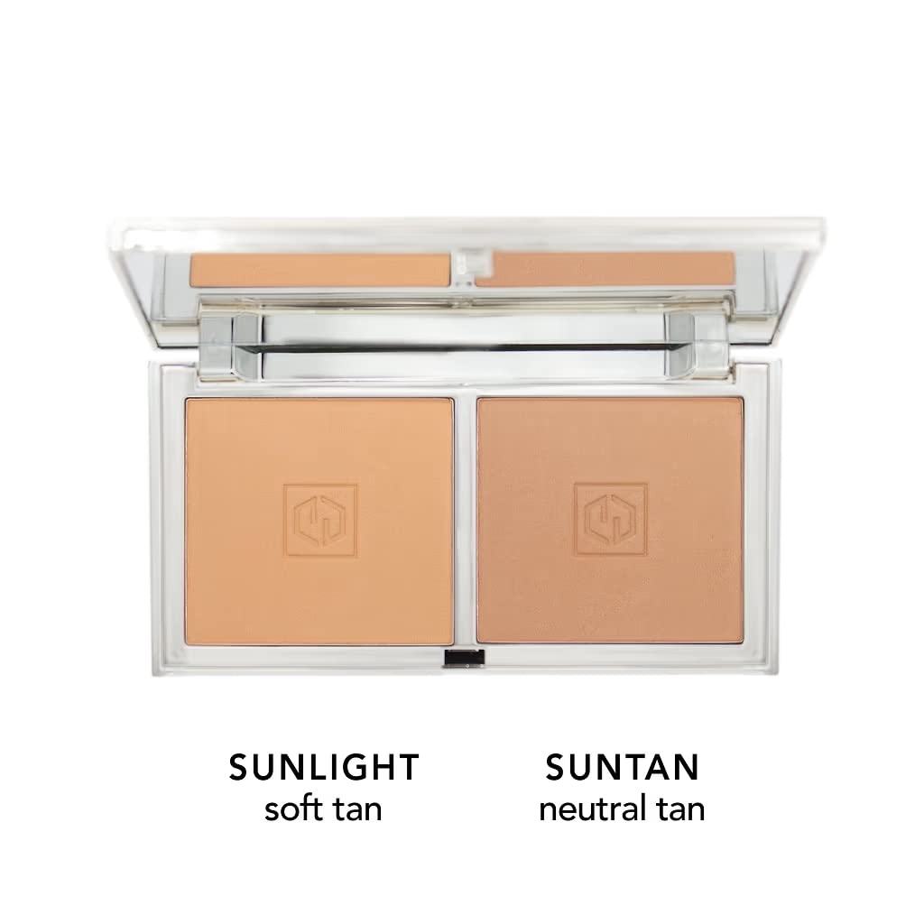 Jouer Sunswept Bronzer Duo 2 Complementary Shades Velvety Formula Matte & Shimmer Shades Vitamin E Talc, Paraben, Gluten & Cruelty Free Beauty & Personal Care Jouer