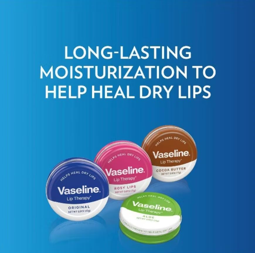 Vaseline Lip Therapy Lip Balm, Rosy Lips 0.6 oz (Pack of 5) Beauty and Personal Care Vaseline