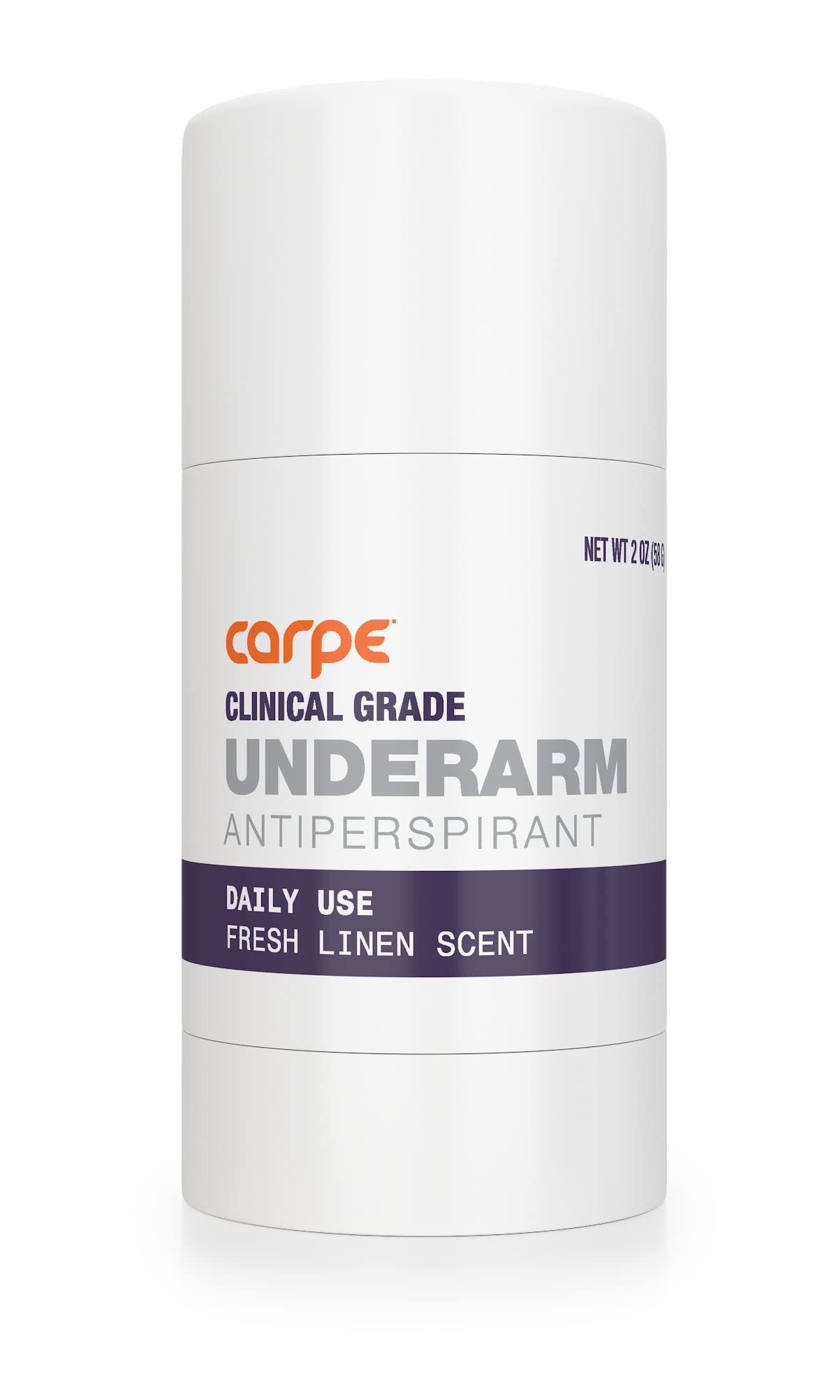 Carpe Clinical Strength Deodorant + Clinical Antiperspirant - Clinical Grade Solid Stick - Fresh Linen Scent - Combat Excessive Underarm Sweating Beauty and Personal Care Carpe