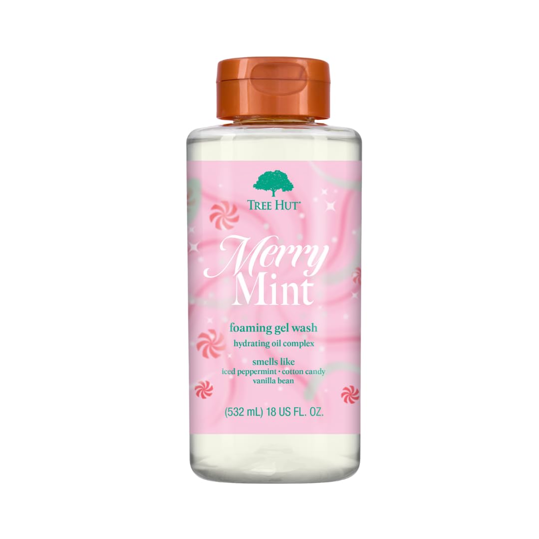 Tree Hut Merry Mint Wash, Gently Cleanses and Leaves Skin Looking Fresh and Radiant, Body Wash, Limited Edition Holiday, 18 Fl Oz Beauty & Personal Care Tree Hut