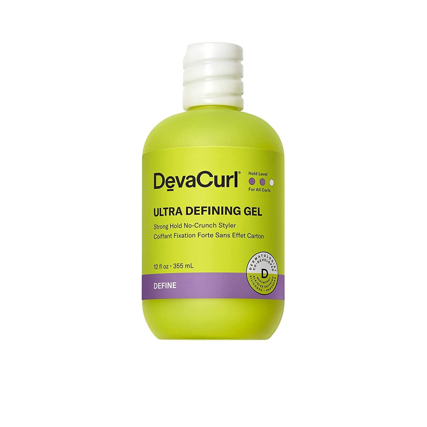 DevaCurl Ultra Defining Gel Strong Hold Non-Crunch Styler, Bright Breeze, 12 fl. oz Beauty & Personal Care DevaCurl