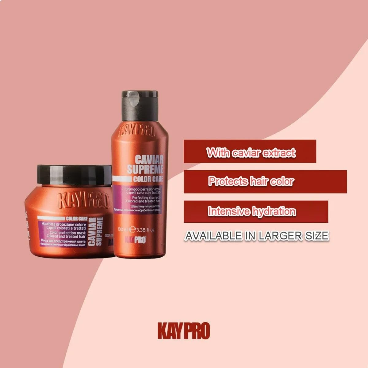 KAYPRO Caviar Mini Kit - Shampoo & Mask (2x100ml)., Clear Beauty & Personal Care KAYPRO