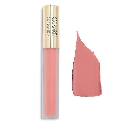 Gerard Cosmetics HydraMatte Liquid Lipstick Bare It All, Mauve Lipstick with Matte Finish, Long Lasting and Non Drying, Super Pigmented Fully Opaque Beauty & Personal Care Gerard Cosmetics