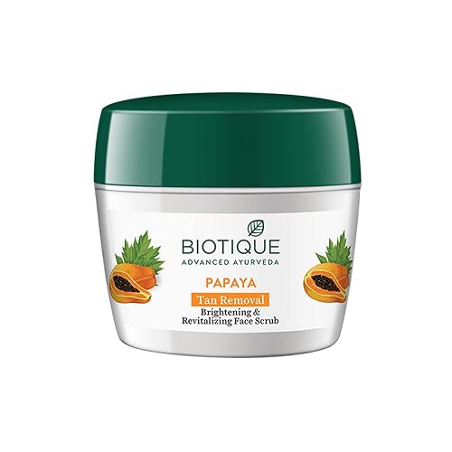 Biotique Papaya Revitalizing Tan Removal Scrub 235gm I All Skin Type Beauty & Personal Care Biotique
