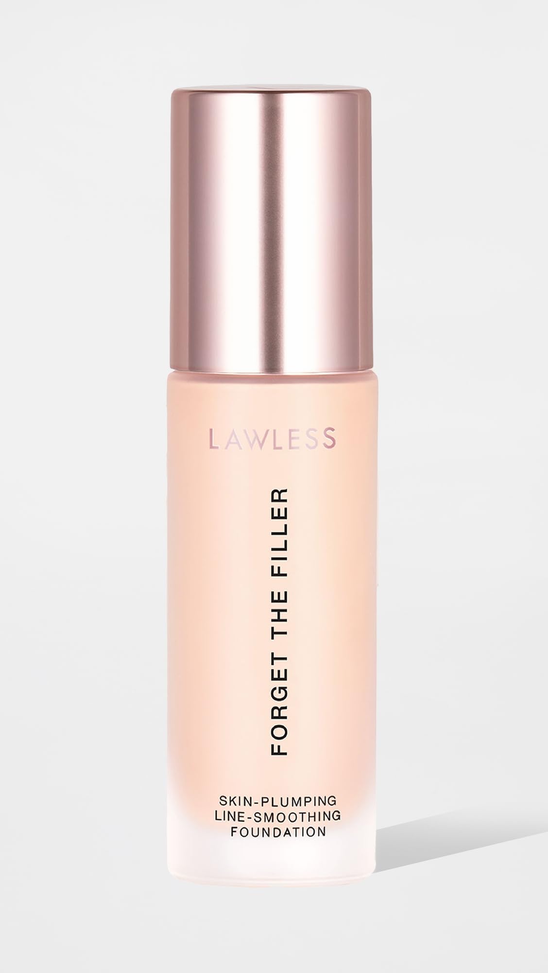 LAWLESS Women's Forget the Filler Skin-Plumping Line-Smoothing Foundation, 1F, very fair with cool-neutral undertones, 1.0 Ounce