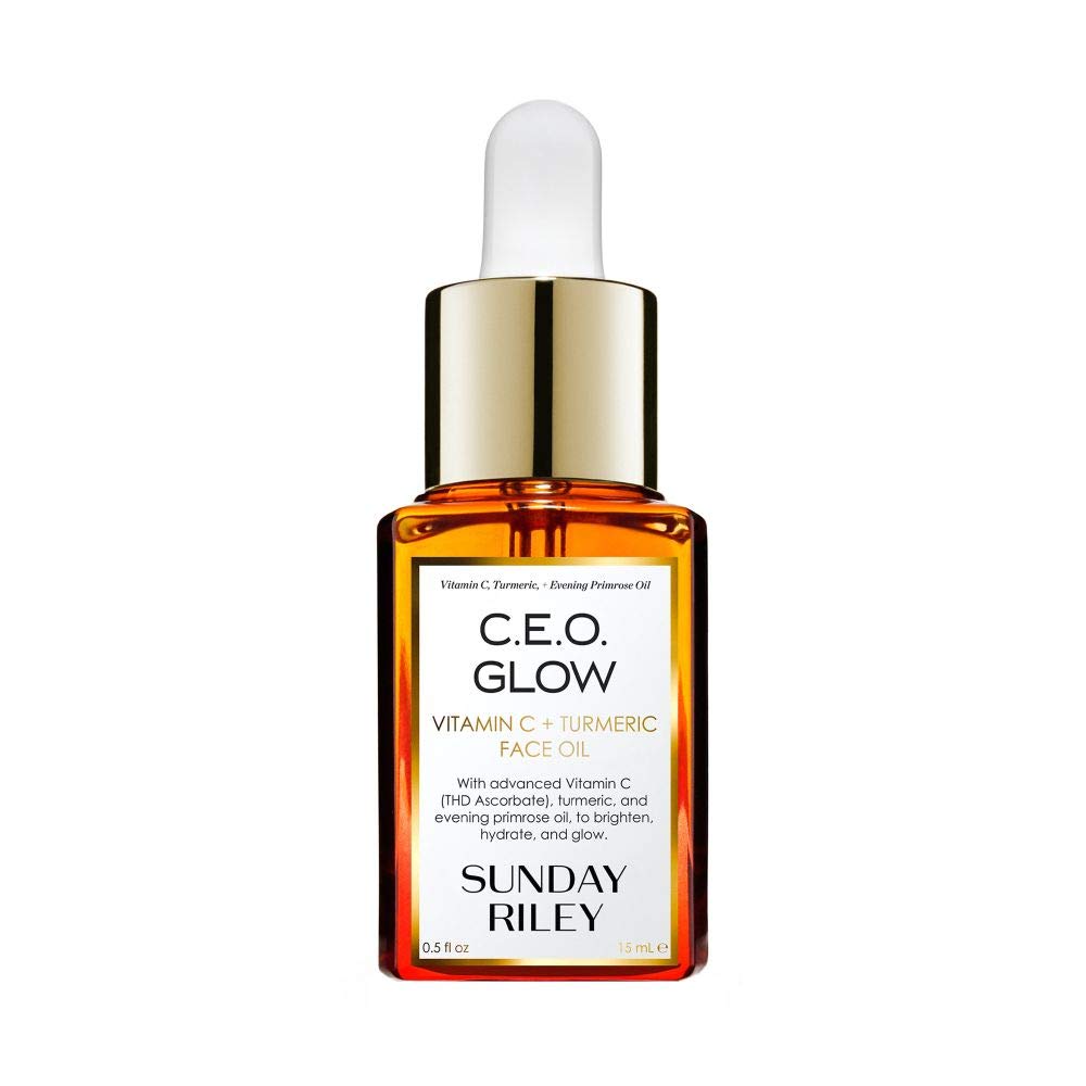 Sunday Riley C.E.O. Glow Vitamin C & Turmeric Face Oil, 0.5 Fl Oz Beauty and Personal Care Sunday Riley