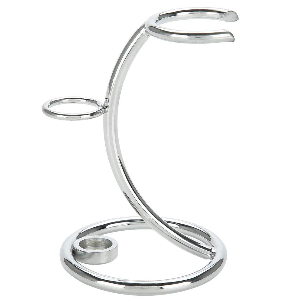 Shaving Brush Stand Shaving Brush Holder Shaving Heavy Chrome Shaving Stand Refined Curved and Shaving Brush Manual Stand Holder Beauty and Personal Care YUYTE