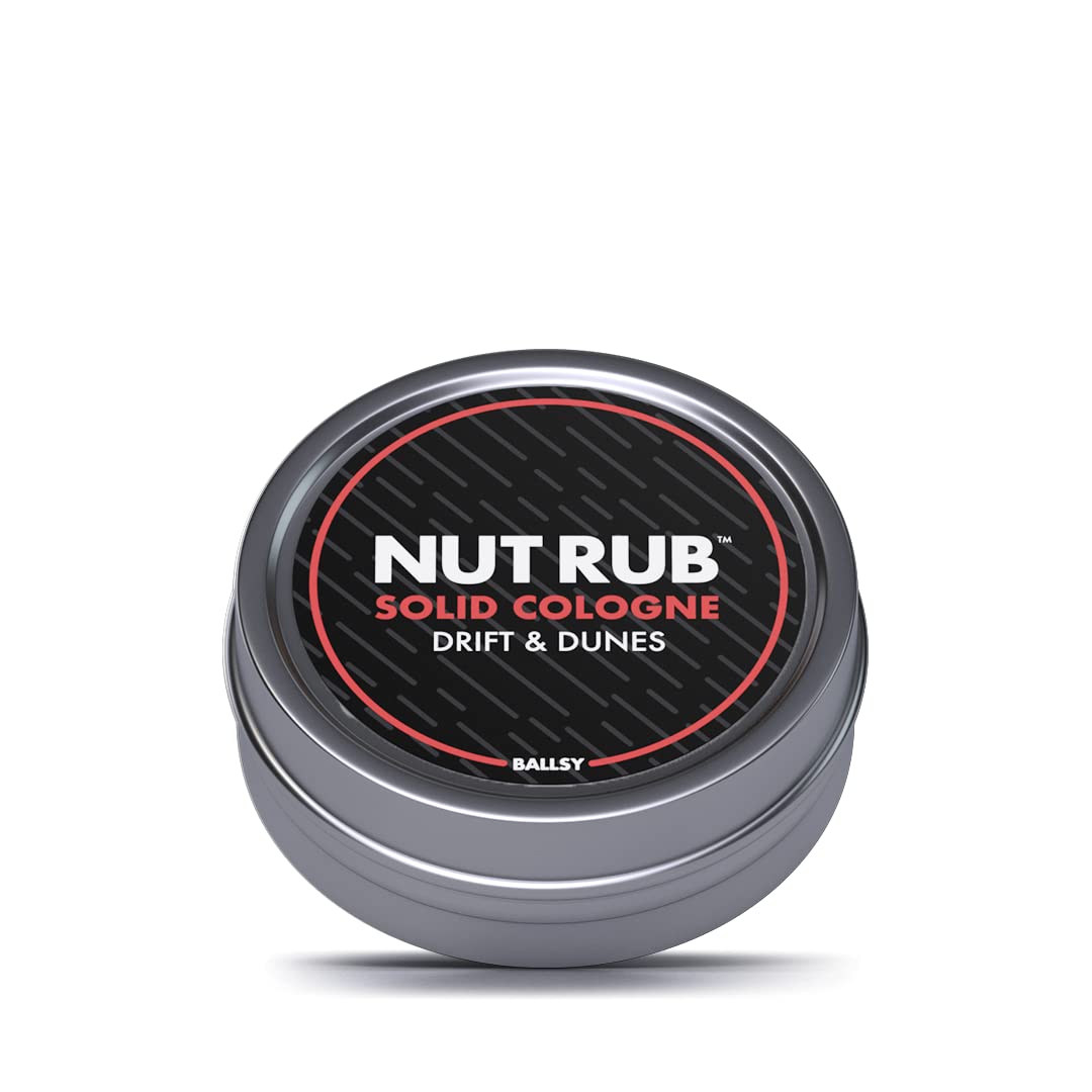 Ballsy Body & Groin Rub, Cologne for Everywhere, with Beeswax, Coconut and Sunflower Seed Oil, Drift and Dunes .85 oz Beauty & Personal Care Ballsy