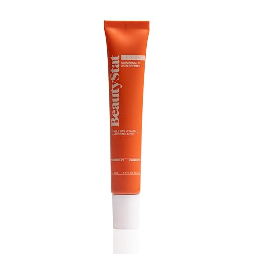 BeautyStat Universal C Peptide Serum - 20% Pure Vitamin C with Collagen-Boosting Peptides and Hyaluronic Acid to Brighten, Firm, and Strengthen Skin Beauty & Personal Care BeautyStat