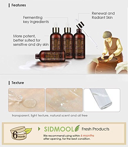 New Sidmool Saccharo Ferment Sparkle First Ampoule 100ml Beauty & Personal Care Sidmool