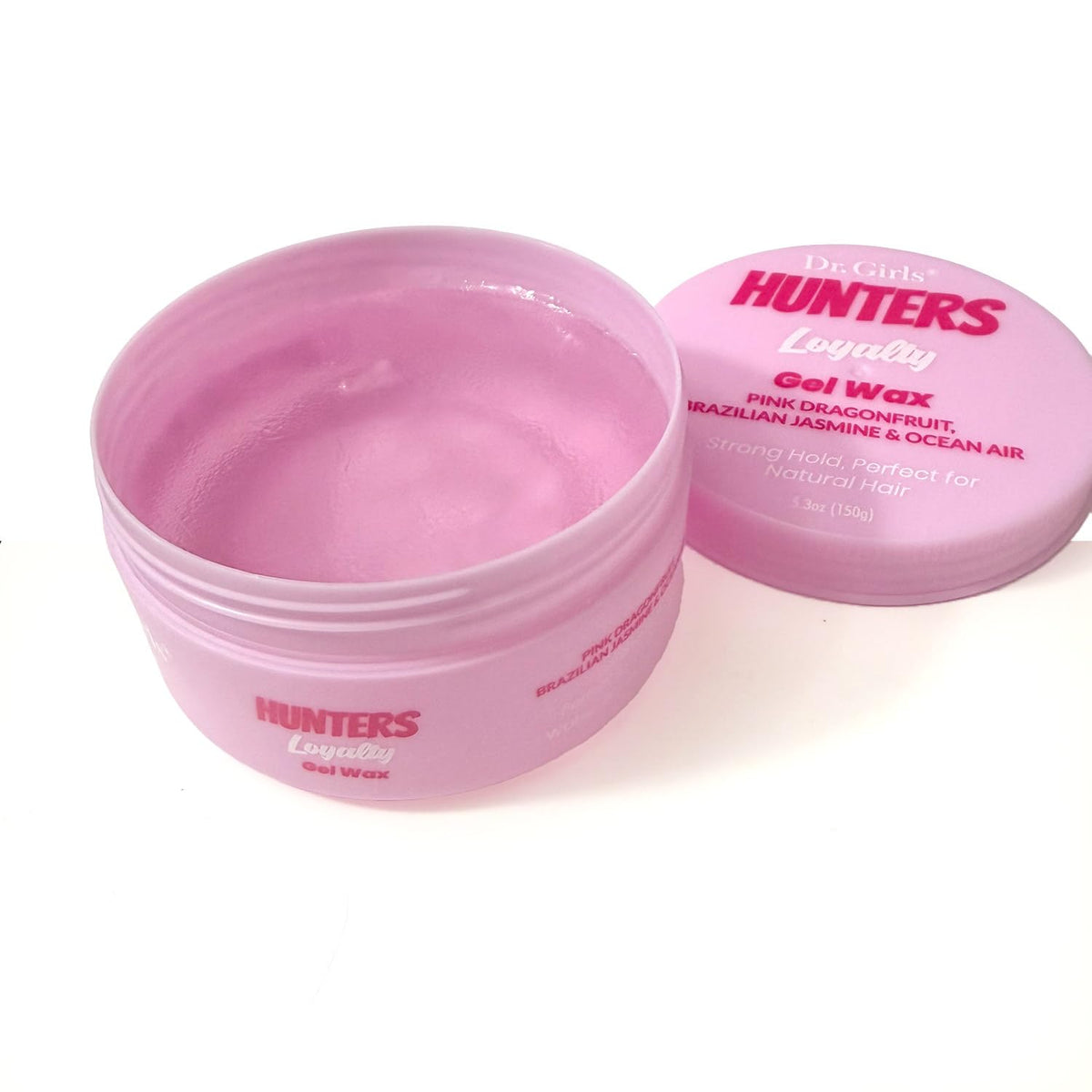 Dr. Girls HUNTERS Edge Control Hair Styling Gel Wax - Strong Hold, Water-Based with Nourishing Biotin & Castor Oil, 5.3 oz (Pink Dragonfruit Beauty & Personal Care Dr.Girls