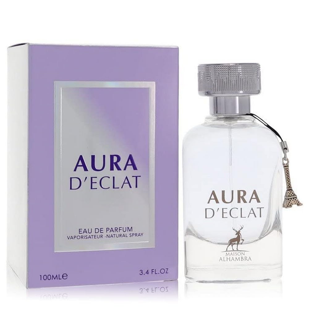 Maison Alhambra Aura D'Eclat Eau de Parfum Spray for Women, 3.4 Ounce Beauty & Personal Care Maison Alhambra