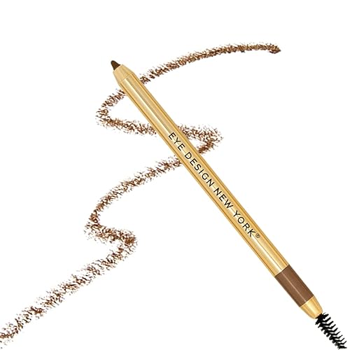 Eye Design Makeup Eyebrow Pencil - Premium Eyebrow Definer Pencil - Eyebrow Spoolie Brush for Flawless Brows - Fills Sparse Areas & Gaps - Eye Pencil… Beauty & Personal Care Eye Design New York