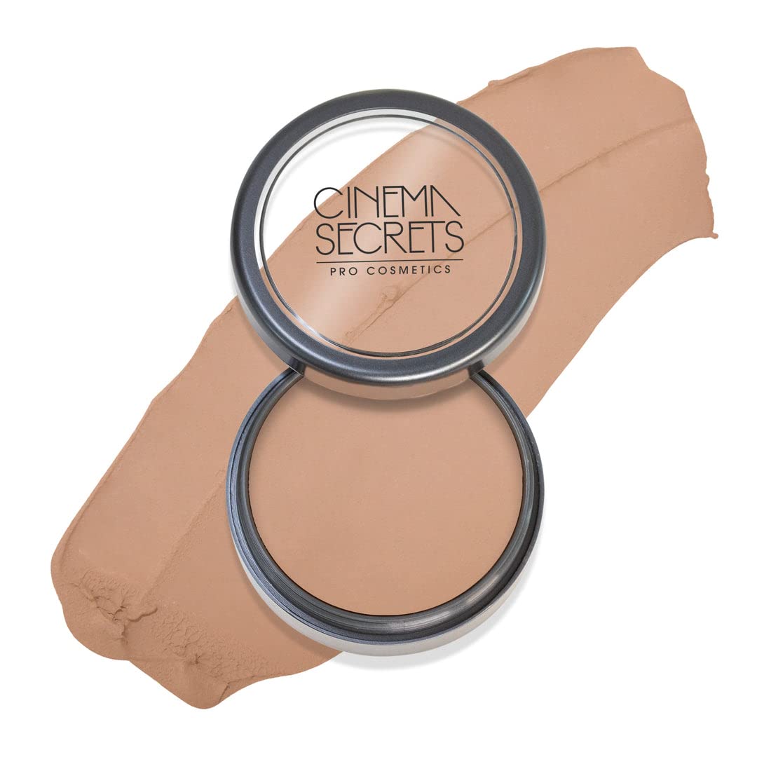 Cinema Secrets Ultimate Foundation & Concealer, Buildable Full Coverage Cream Makeup for Acne Redness and Tattoo Cover, Water Resistant HD Single Beauty & Personal Care CINEMA SECRETS