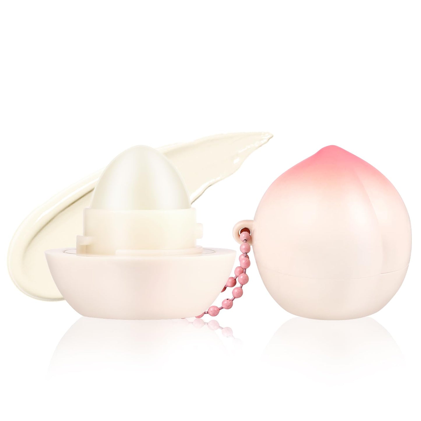 KISSIO Lip Balm,Peach Lip Balm,Lip Care with Sunflower,Olive and Coconut oils,Moisturize and Soothe Dry Chapped Lips,Make Lips Soft,Cruelty Free,0.12 Beauty and Personal Care KISSIO
