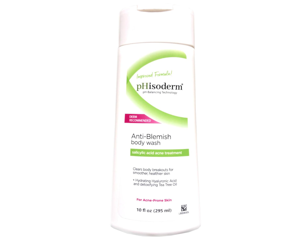 pHisoderm Anti-Blemish Body Wash 10 oz (Pack of 7)