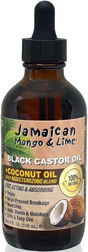 Jamaican Mango & Lime Black Castor Oil - Hair & Scalp Oil for Locs, Braids, Twists & Natural Hair - Strengthens, Moisturizes & Promotes Hair Growth Beauty & Personal Care Jamaican Mango & Lime