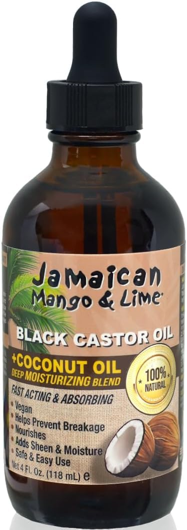 Jamaican Mango & Lime Black Castor Oil - Hair & Scalp Oil for Locs, Braids, Twists & Natural Hair - Strengthens, Moisturizes & Promotes Hair Growth Beauty & Personal Care Jamaican Mango & Lime