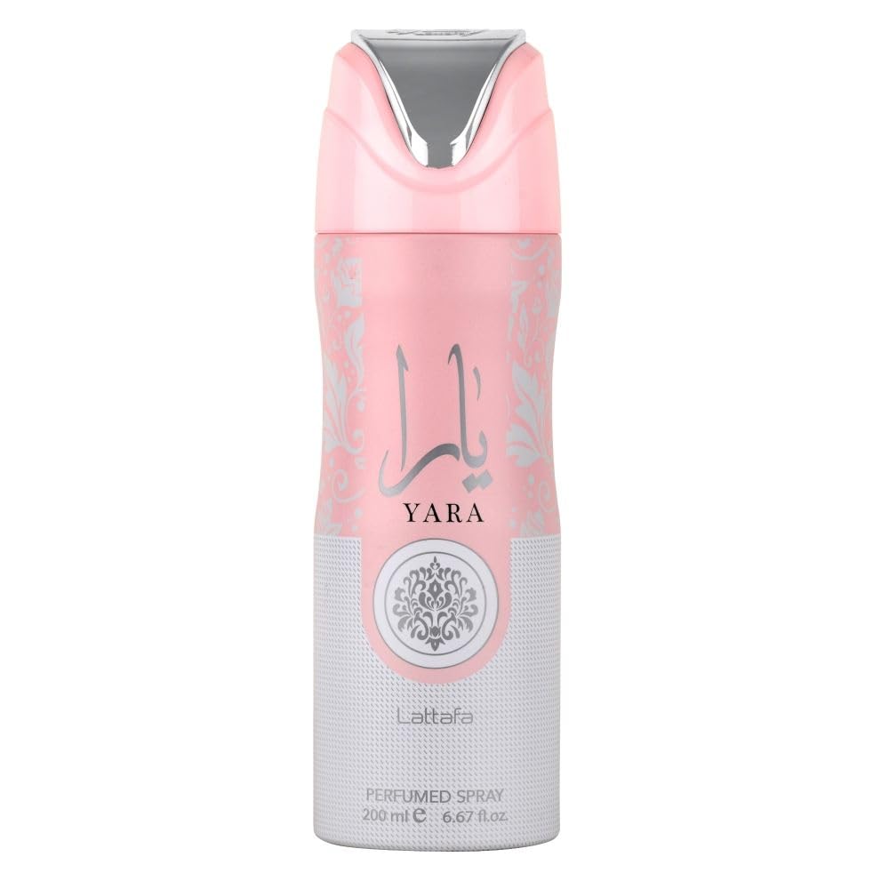 Lattafa Yara Perfumed Deodorant Spray for Unisex, 6.67 Ounce Beauty and Personal Care Lattafa