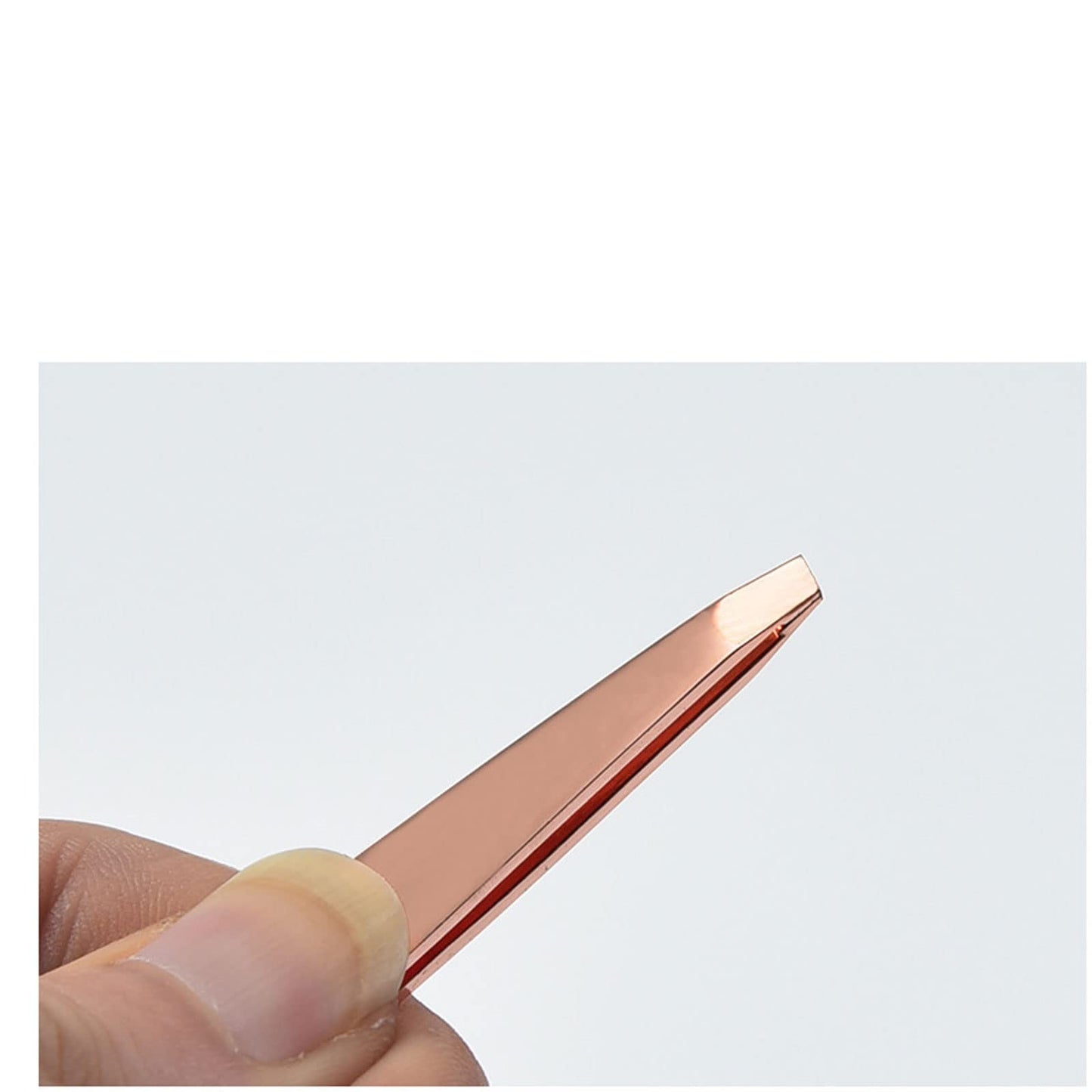 MENGKK Tweezers Eyebrow Tweezers Rose Gold Pincet Clips Stainless Steel Face Hair Removal Beautfy Eyebrow Trimming Makeup Tool Beauty and Personal Care MENGKK