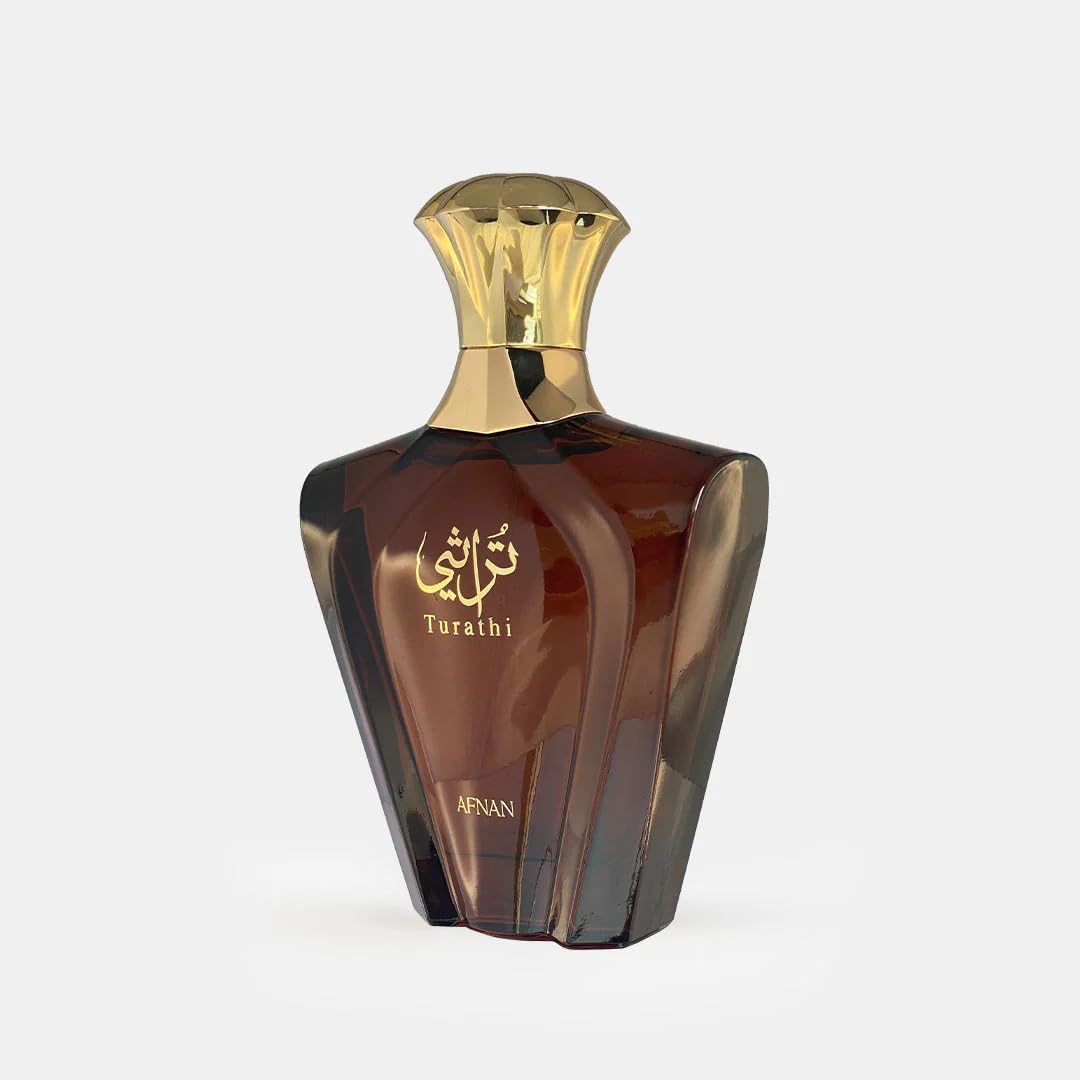 Afnan Turathi Brown Eau de Parfum Spray for Men, 3 Ounce Beauty & Personal Care Afnan
