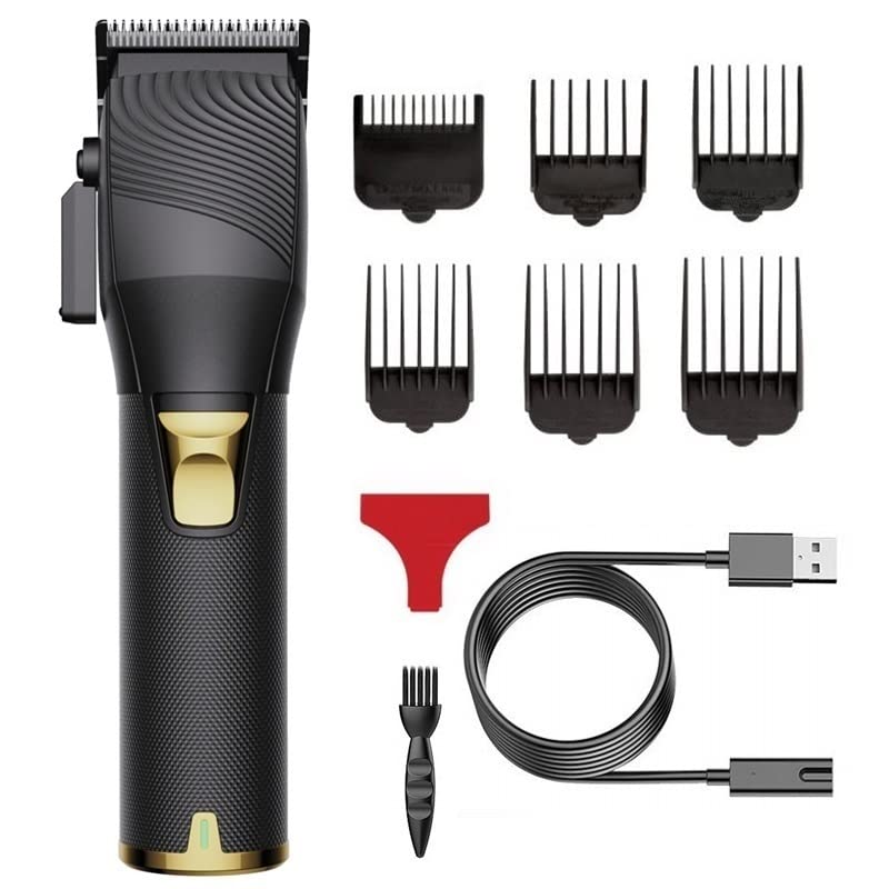 GLESVOWIO Pro Hair Clipper Professional Rechargable Powerful Cordless Barber Shop Trimmer Adjustable Electric Cutting Rechargeable Beauty and Personal Care GLESVOWIO