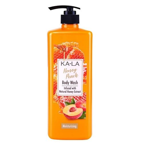 KA-LA Honey Peach Body Wash 1000 ML. Beauty & Personal Care KA-LA Nature Nine
