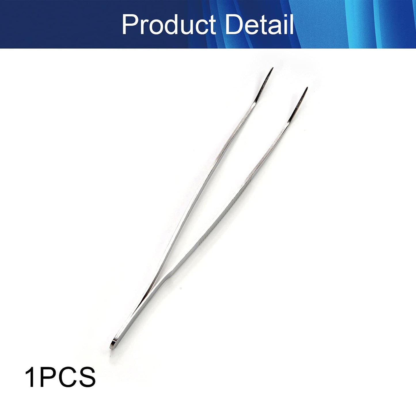 Hegebeck Stainless Steel Tweezers, 200mm 430 Multi Purpose Curved Tweezer, for Facial Ingrown Hairs Splinter Remover, Plants, Daily Beauty Tool Beauty and Personal Care Hegebeck
