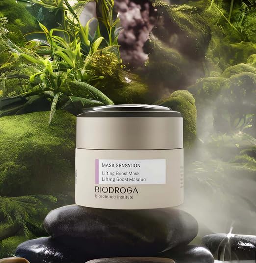 Biodroga MASK SENSATION Lifting Boost Mask (1.7oz) - Anti Aging, Firming, Energizing, Plumping, Tightening Effect - with Black Forest Complex - Made Beauty & Personal Care BIODROGA