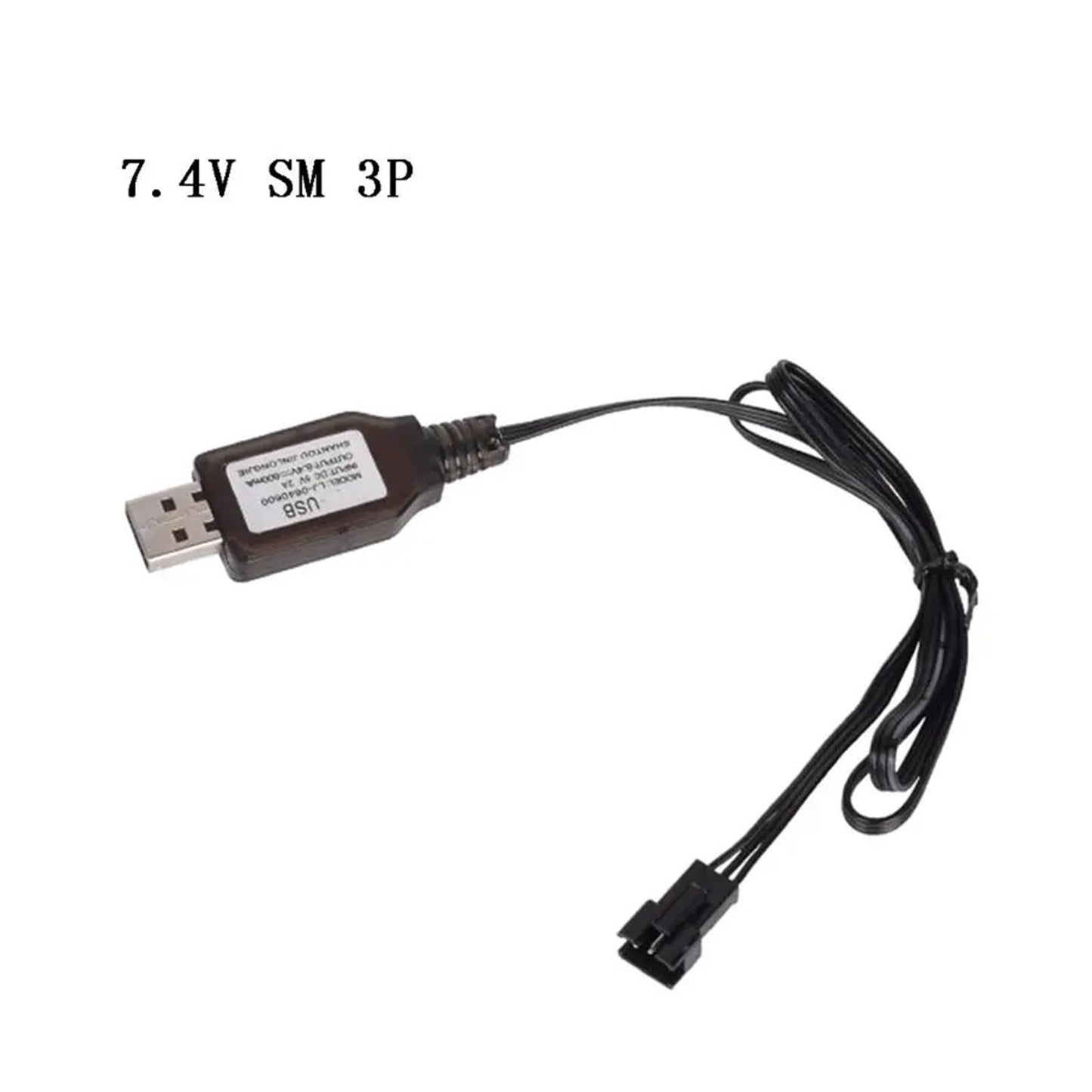 6.4v/7.4V 500mA Charger Li-i SM-3P RC Toys Remote Control Positive Portable USB(A 7.4V) Beauty and Personal Care KNVZNWFF