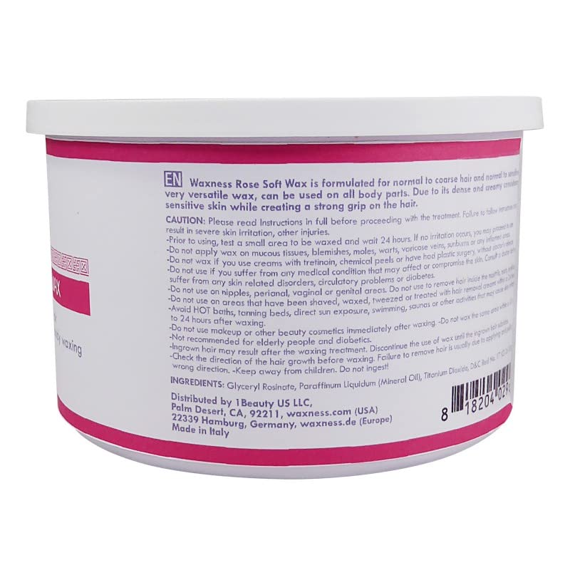 Waxness Spa Choice Assorted Soft Wax Tins 14 oz Pack of 3 - Rose, Lavender Zinc Oxyde Beauty and Personal Care Waxness