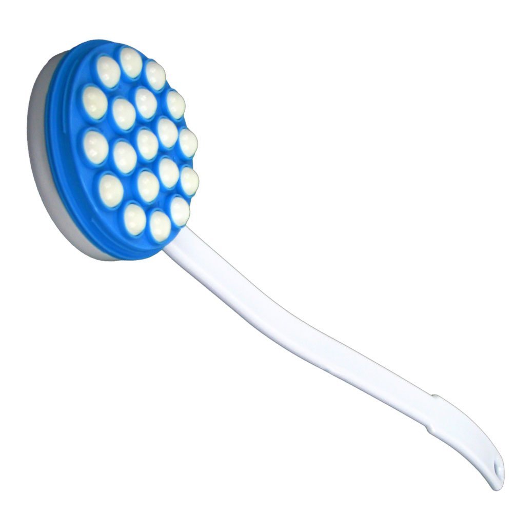 Lotion Applicator for Back - Long Handled Roll-On Dispenser and Handheld Back Massager - Wand for Applying Sunscreen, Cream, or Shower Gel by Remedy Beauty and Personal Care Trademark Global