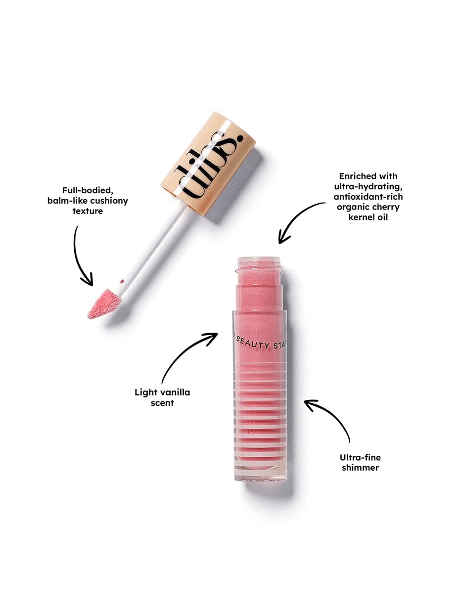 DIBS beauty Go To Glossy Balm Lip Gloss Topper, 0.20 Ounce (Effortless Pink) Beauty & Personal Care DIBS