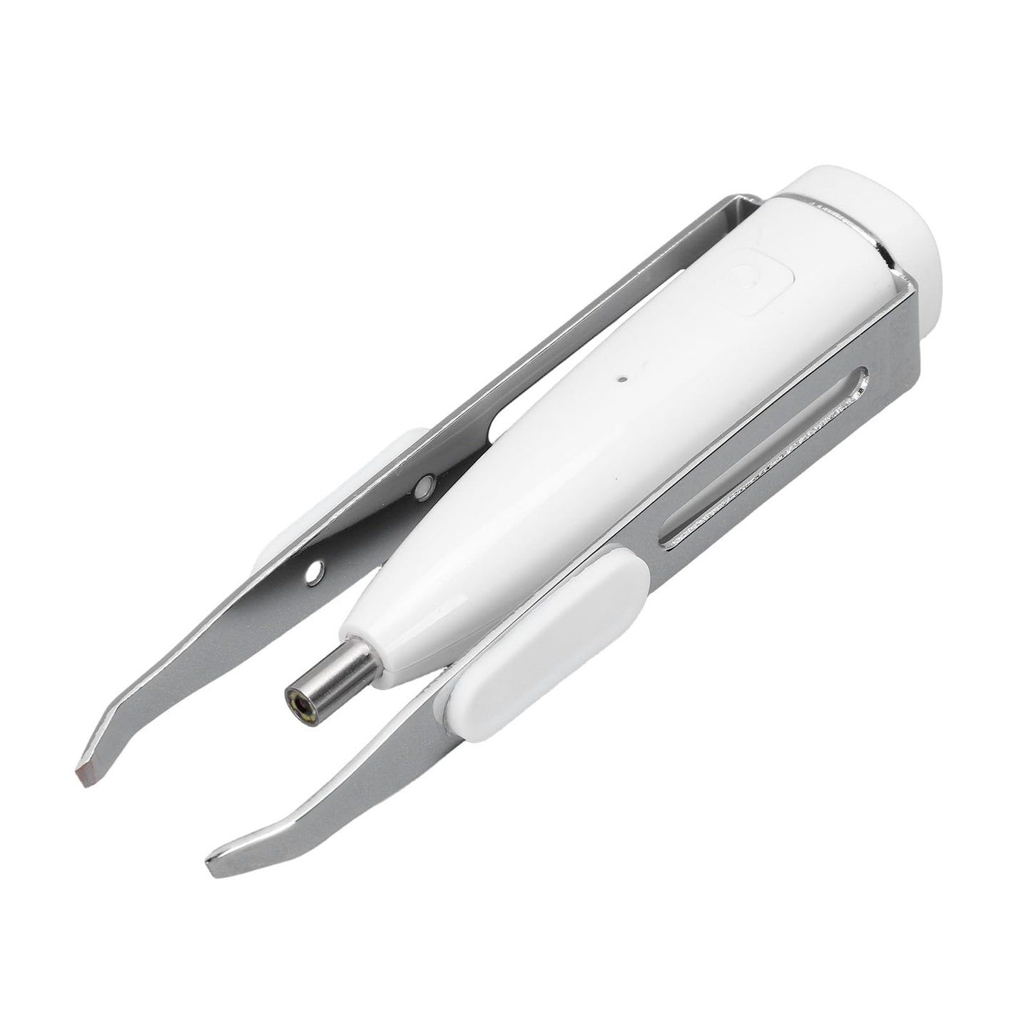 Sunisfa 10X Magnification Eyebrow Camera Tweezers with LED Light, ABS + 301 Stainless Steel, for Hair Removal, Portable Plucking Tweezer with 10X Beauty and Personal Care Sunisfa