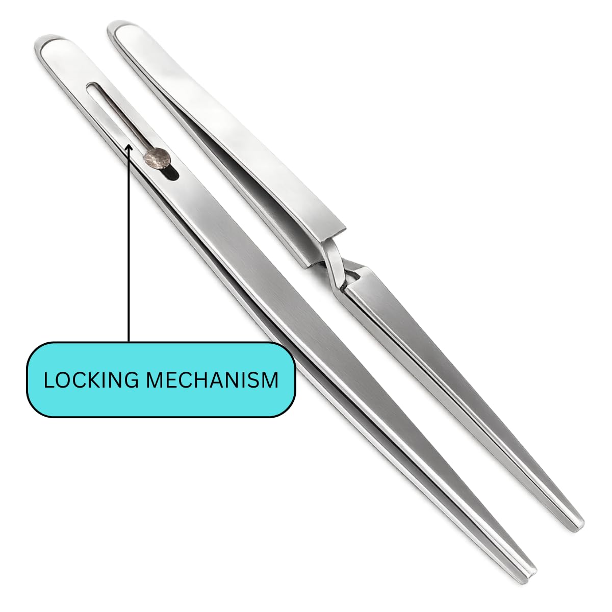 JEWEL TOOL 6-Piece Tweezer Set - 6 Tips & Lengths (4.25" to 7") - Craft, Jewelry, Watch Repair - Essential for Kits - Multipurpose Precision Beauty and Personal Care JEWEL TOOL