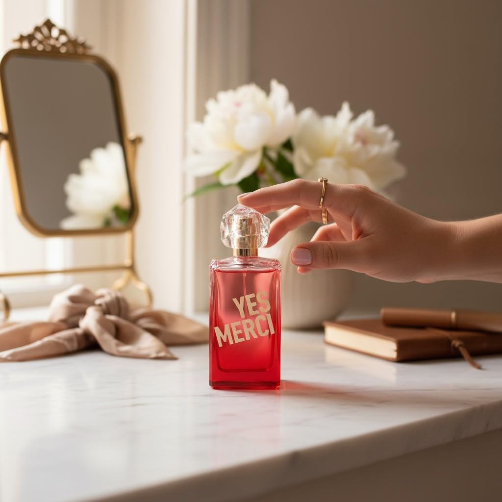 United Scents YES MERCI Eau De Parfum for Women, 3.4 fl oz | Juicy Watermelon, Jasmine & Musk | Fruity Floral Scent | Everyday Fragrance Spray Beauty & Personal Care United Scents