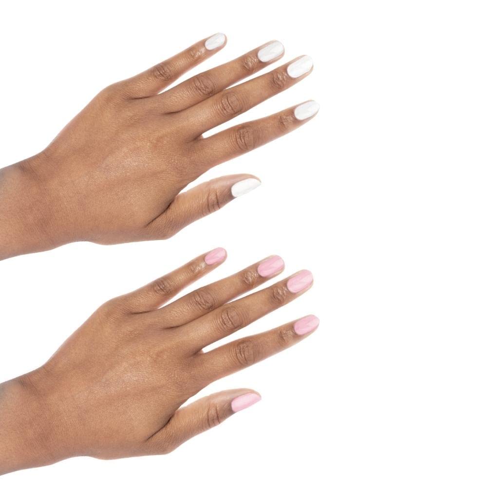 duri Nail Polish, GBD-105 Basic Beauty, French Manicure Classic 3 Piece Set, Tip, Base and Top Coat, Semi Sheer 309 Iced Roses, Quick Drying, Long Beauty & Personal Care duri