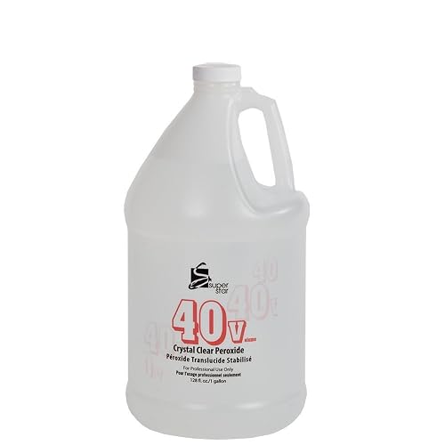 SUPER STAR 40v Stabilized Crystal Clear Liquid Peroxide 3.8 L / 1 Gallon (1-Count) Beauty & Personal Care Super Star