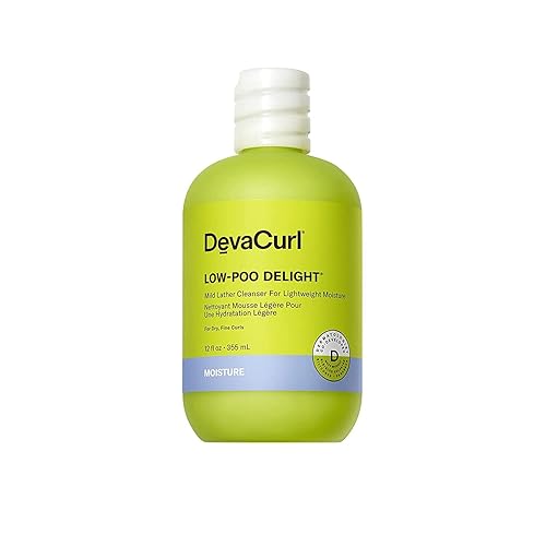 DevaCurl Low-Poo Delight Mild Lather Cleanser for Lightweight Moisture, Green Oasis, 12 fl. oz. Beauty & Personal Care DevaCurl