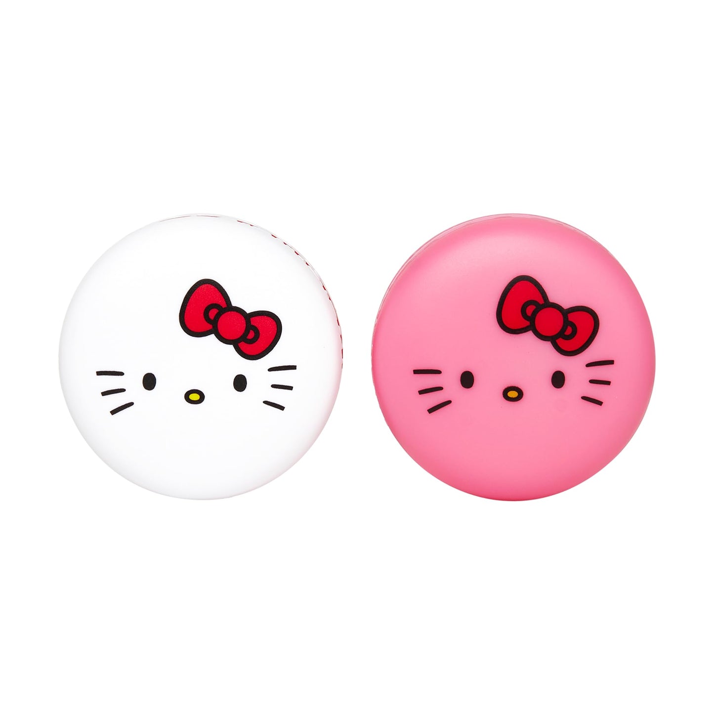 The Crème Shop x Hello Kitty Macaron Lip Balm Duo - Korean Lip Butter Balm Formulated with Hyaluronic Acid and Murumuru Butter for Moisturized, Smooth Beauty and Personal Care The Crème Shop