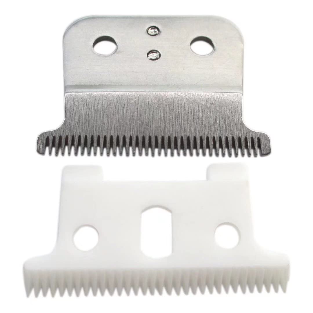 2025 Upgraded Adjustable Replacement T Blade Carbon Steel Blade Trimmer Replacement Blade for Andis Blackouts, GTX, Andis T-Outline-r Silver Beauty and Personal Care USonline911