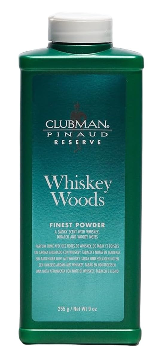 Clubman Reserve Whiskey Woods Powder (9 oz) - 2 pack