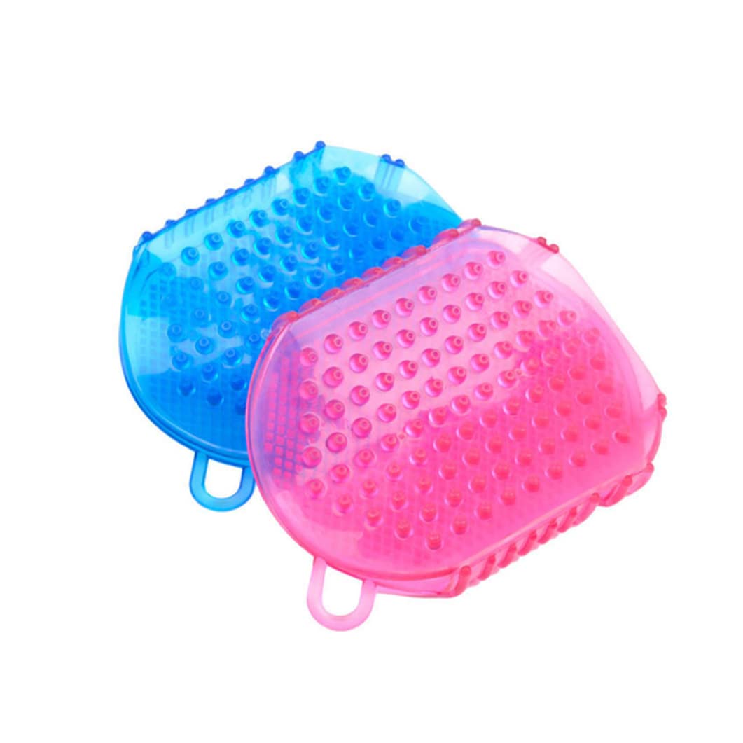 Xoeryoy Silicone Body Scrubber Glove Silicone Loofah Body Scrubber Glove Silicone Shower Scrubber Silicone Body Brush for Massager Relaxation(Random Beauty and Personal Care Xoeryoy